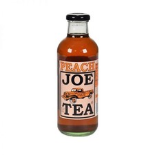 Joe Tea Peach Tea 20 Fl Oz, 12 Pack Glass Bottles