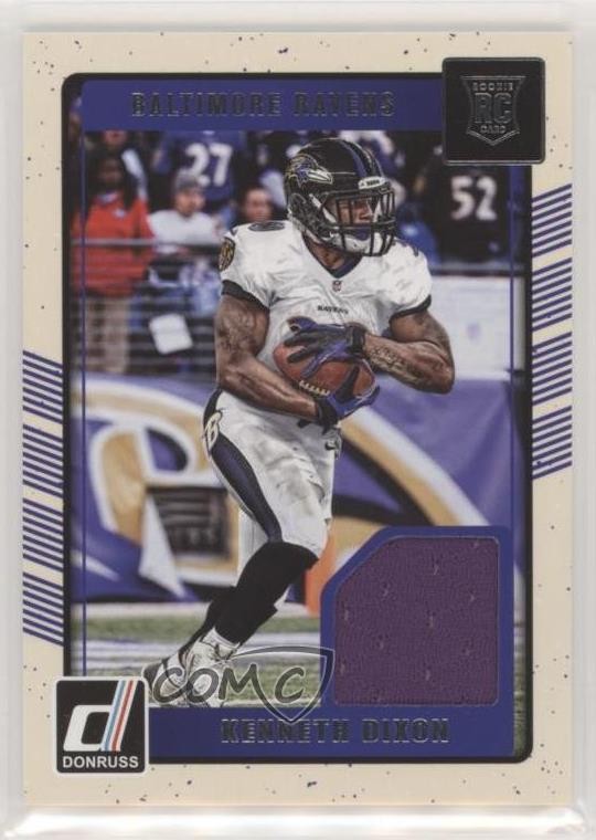Kenneth Dixon #19 2016 Donruss Football Rookie Threads
