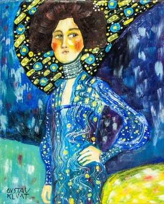 Austrian Art Nouveau by Gustav Klimt vintage ART print antique