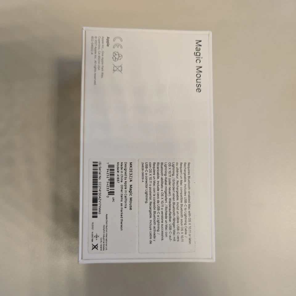 Apple Kabellose Maus Magic Mouse NEU A1657 - Bild 2 von 2