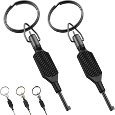 2 Pack Polymer Flat Swivel Police Security Duty Gear Standard Handcuff Keys