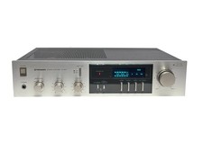Pioneer SA-520 Stereo Amplifier Vintage Silver Face Tested Clean Serviced