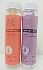 Modern Expressions~Ginger Bath Beads 1.2oz & Lavender Vanilla Bath Confetti .5oz