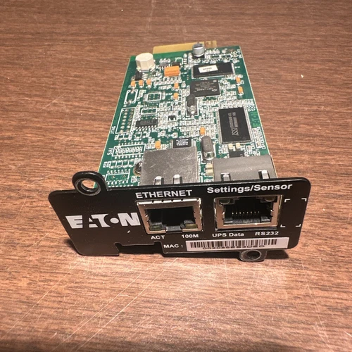 EATON NETWORK CARD-MS 710-00255-05P  GOOD WORKING CONDITION