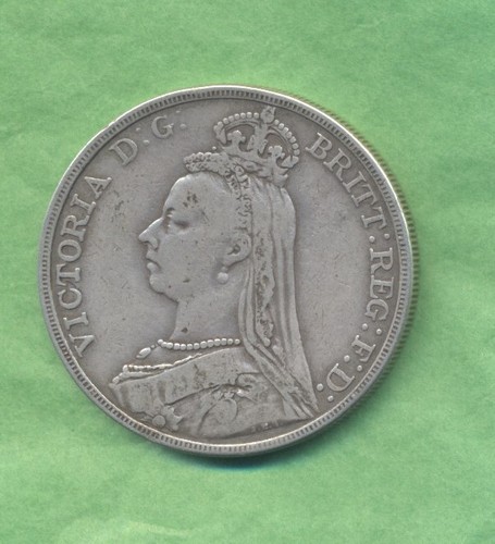 VICTORIA JUBILEE HEAD CROWN 1892