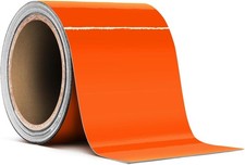 Orange Gloss Air-Release Adhesive Vinyl Pinstripe Tape Roll 3 Size: 3  x 20ft