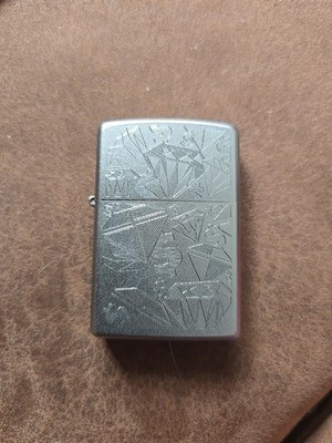 Zippo Diamonds And Dollars Satin Chrome Mod. 24882/ C-10/ 03-2010