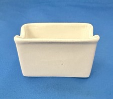 Edward Don Porcelain Sugar Packet Holder Caddy White Restaurant Tabletop 1 Doz