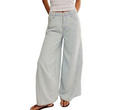 Free People We The Free Westward Demi Barrel Jeans Size 28