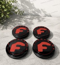 Forgiato Center Cap Redblack Logo Floating Center Caps Custom Al 60-61 4pcs Forgiato Center Cap Redblack Logo Floating Center Caps Custom Al 60-61 4pcs