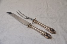 Grand Baroque by Wallace Sterling Silver Meat Carving Set