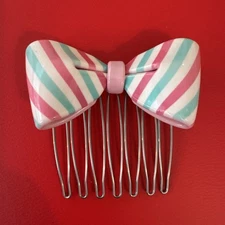 Korean style Vintage Fashion Understated Elegance Simplicity bow Woman hair comb