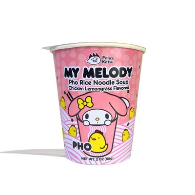 A-sha My Melody Pho Rice Noodle Soup Chicken Lemongrass Ramen Hello Kitty
