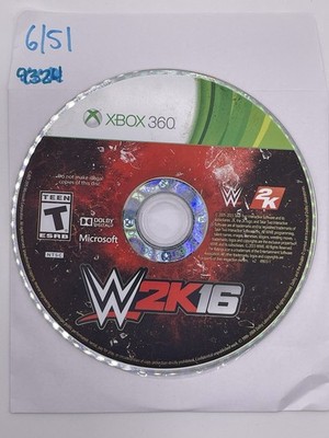 WWE 2K16 - Microsoft Xbox 360 Tested  Disc Only - No Tracking 6151