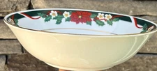 TIENSHAN Fine China~Deck The Halls~Christmas 9 1/4” Serving Bowl