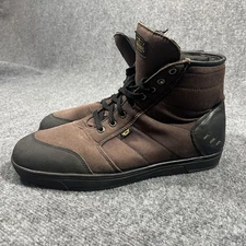 Cortech The Freshman Motorcycle Shoes Boots Canvas High Tops Mens 12 Riding Moto