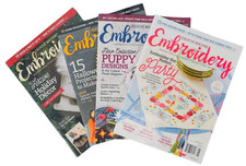 Creative Machine Embroidery - Designs in Machine Embroidery - Lot of 7 Magazines