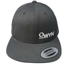 Owyn Snapback Hat Gray One Size Embroidered The Classics Yupoong Outdoor