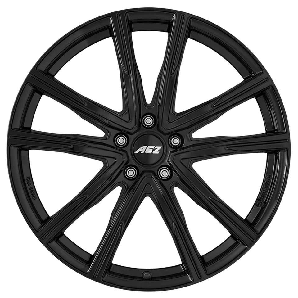 Llantas AEZ Montreal black 8.0Jx20 ET52 5x108 para Ford Edge Focus Galaxy Kuga S - Imagen 2 de 4