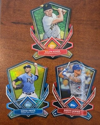 2013 Topps Cut To The Chase Die-Cut CTC-27 Ralph Kiner Plus 2 More