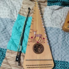 Alto 30 strings Bowed Psaltery Solid Lacewood,