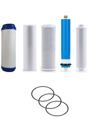 50 GPD RO Water Filter set Replacement for APEC ESSENCE ROES-50 System