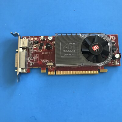 Red ATI Radeon Graphics video card P/N 102B6290200 000001