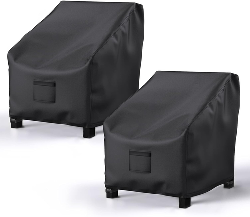 Patio Chair Covers for Outdoor Furniture Waterproof 2 Pack, Lawn Chair Covers - Picture 12 of 12