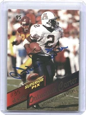 Ontiwaun Carter 1995 Superior Pix #95 Auto /6500 Autographs Rookie RC Arizona