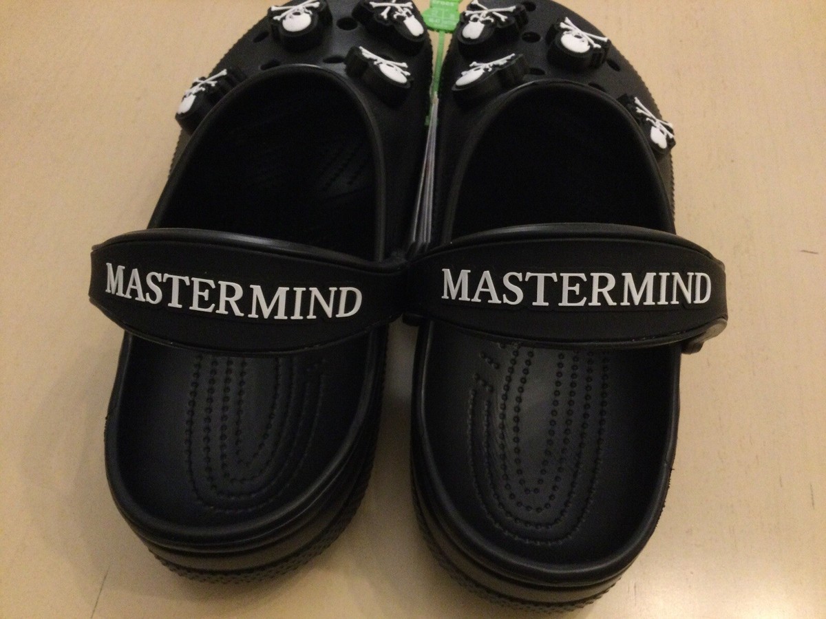 Crocs x Mastermind Classic Clog Black White Skull - Size 12 Crocs x Mastermind Classic Clog Black White Skull - Size 12