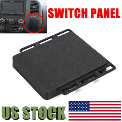 US For 2007-2013 Silverado Sierra GMC GM Chevy Blank Switch Panel Drill Your Own