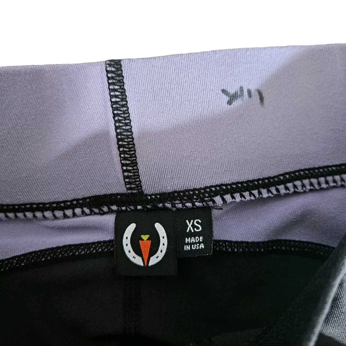 Vêtement Cheval Occasion Pantalon D'équitation Kerrits Riding Tight Plus Taille 1X Noir - Occasion, Extensible, Patch Genou Pantalon élastique Noir