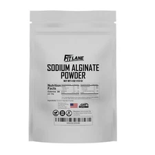 Sodium Alginate Powder, Food Grade Bulk Powder for Thickening 4 oz Bag