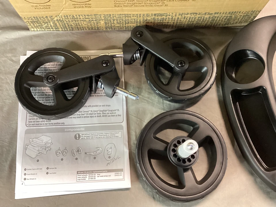 Summer 3Dpac CS Compact Fold Stroller Black - Missing Cup Holder - Image 4 of 4