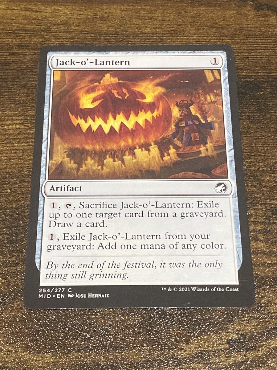 Jack-o'-Lantern Innistrad: Midnight Hunt 254/277 MTG Magic The