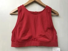 NWT Fabletics Blare High Support Sports Bra II Red XL 10-12 Keyhole Back