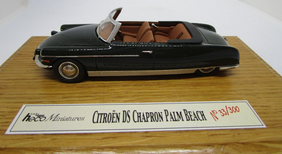 IN Rare voiture Citroën DS chapron Palm Beach 1/43 Heco miniatures
