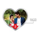 Married Couple Personalized Silver Coin / Customized Anniversary Gift Coin 999