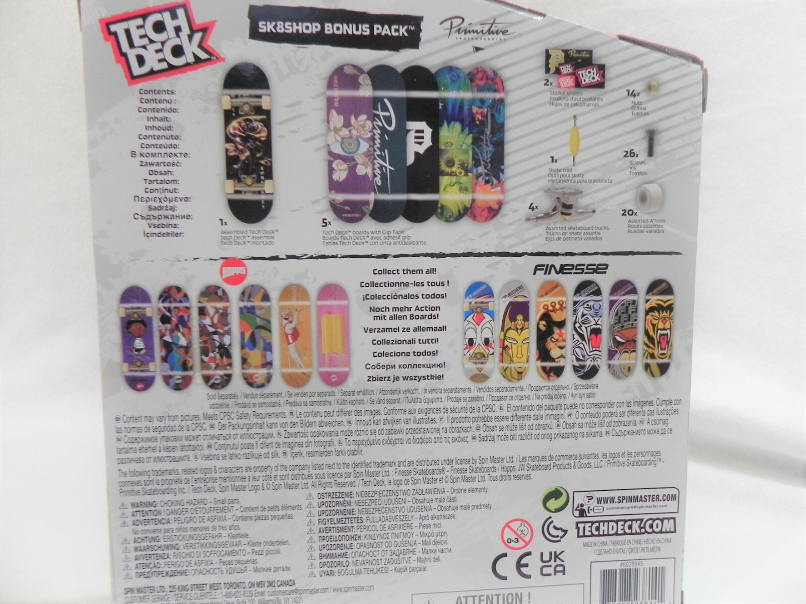 Tech Deck SK8SHOP Bonus Pack PRIMITIVE 6 Boards New for 2022