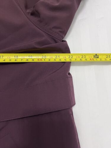 LL Bean Giacca Antipioggia Trench Cappotto Donna Taglia Reg Medium. Bordeaux 0HJ60 - Foto 8 di 8
