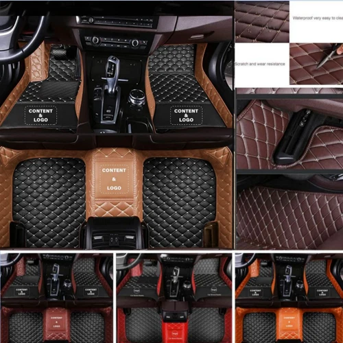 For Alfa Romeo Car Floor Mats Luxury Carpet Custom Waterproof Liners All Models - Foto 5 di 31