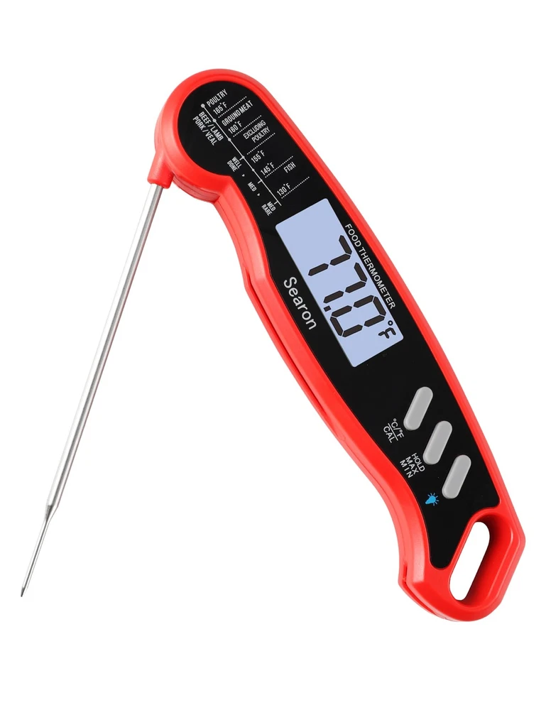 Meat Thermometer,Digital Food Thermometer with Instant Read Out,Backlight and...