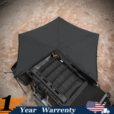 270° Car Side Awning Roof Top Car Tent Driver Side Sunshade w/ LED Light Camping