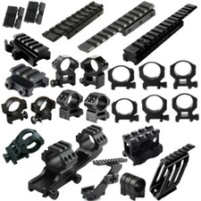 Tactical Rifle Hunting Scope Mount Adapter Scope Ring 20mm Picatinny Rail