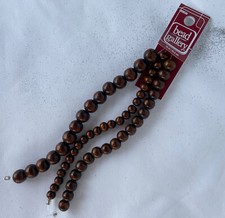 Bead Gallery Jewelry Making 3 Variety Size Bead Strands Wood 18    56 rustic