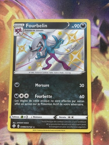 Carte Pokémon Fourbelin SV084/SV122 EB4.5 Destinées Radieuses Epee Bouclier FR