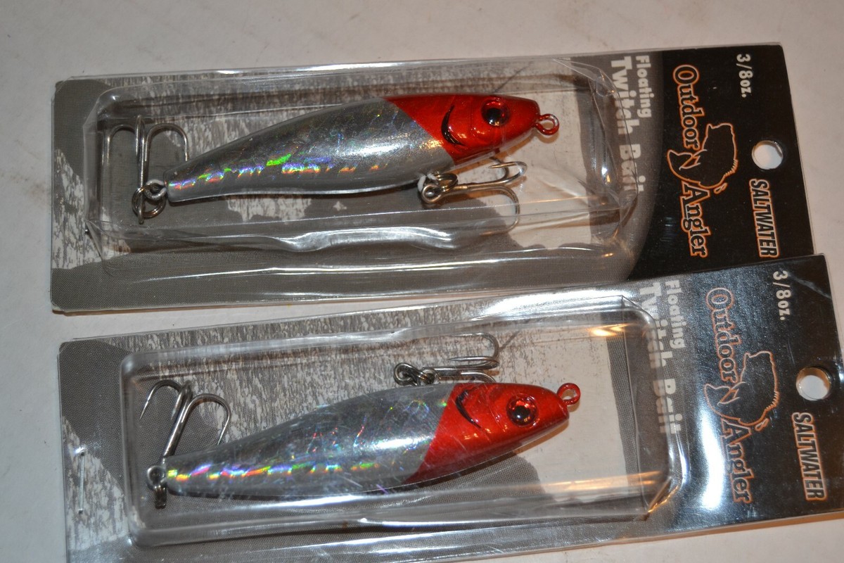 Outdoor Angler Saltwater Floating Twithching bait 3/8 oz 3 5/8" lure NIB |  eBay