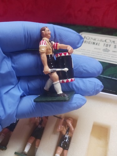 Lot Lah ?1a RARE 6 FIGURE drum Fife King Country World War II German Band Youth - Picture 14 of 15