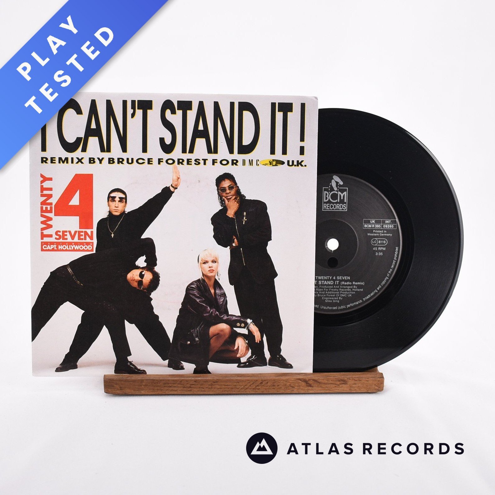 Twenty 4 Seven - I Can't Stand It! - 7"" Vinyl Record - VG+/EX