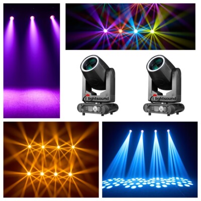 2pc LED 300W Beam Moving Head Lighting Multiple Colors Pattern ...